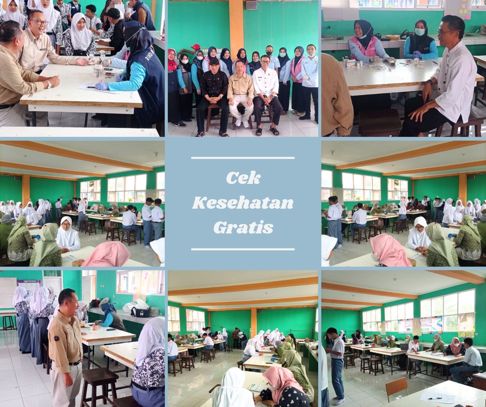 Cek Kesehatan Gratis (CKG) bersama Puskesmas Cigalontang