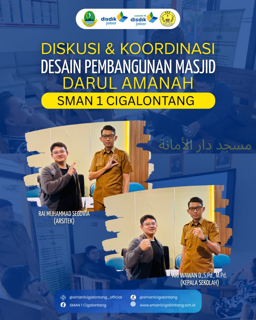Diskusi dan Koordinasi Pembangunan Masjid Sekolah