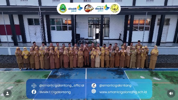 Ucapan Selamat Idulfitri 1447 H GTK SMAN 1 Cigalontang